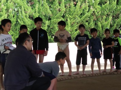 ４月度　わんぱく相撲浜松場所　練習・説明会