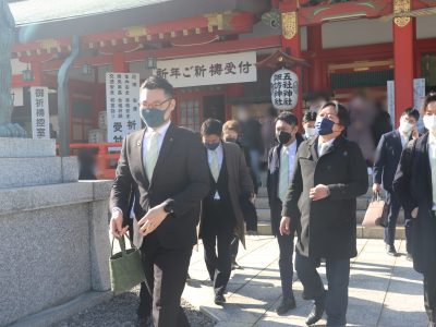 五社神社参拝