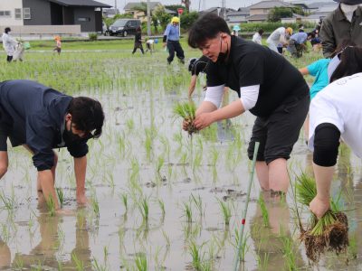 マイ（米）ホームスマイル～食への感謝を育もう～田植え体験