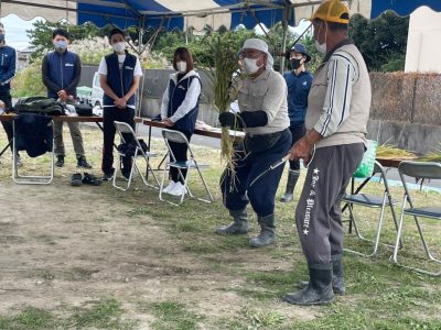 マイ（米）ホームスマイル～食への感謝を育もう～稲刈り