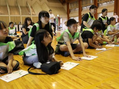 「サバイバルキャンプ〜目指せ！未来の防災リーダー〜」事前オリエンテーション