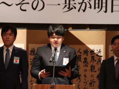 7月度例会及び後期入会式
