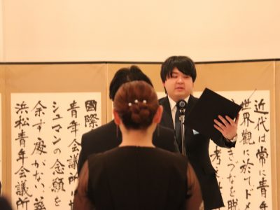 12月度例会「卒業式典及び卒業忘年会」