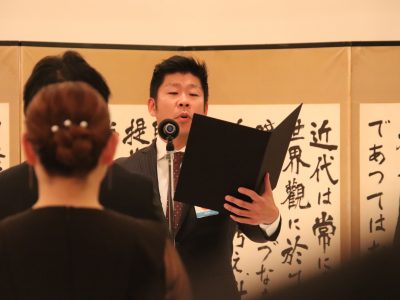 12月度例会「卒業式典及び卒業忘年会」