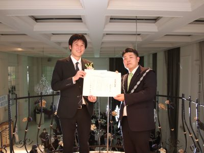 12月度例会「卒業式典及び卒業忘年会」