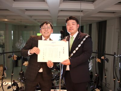 12月度例会「卒業式典及び卒業忘年会」