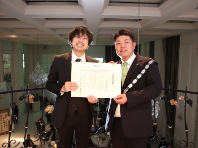 12月度例会「卒業式典及び卒業忘年会」
