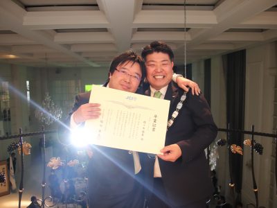 12月度例会「卒業式典及び卒業忘年会」
