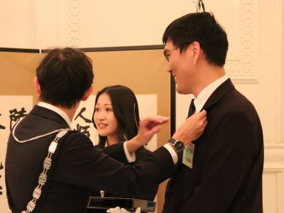 12月度例会「卒業式典及び卒業忘年会」