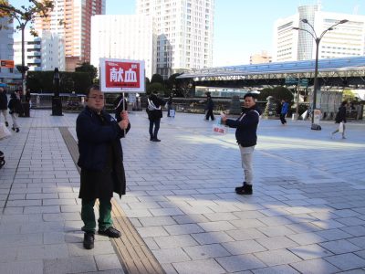 第1回献血推進活動