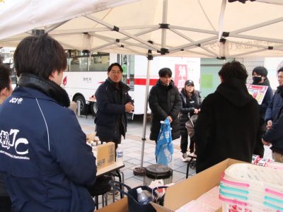 第1回献血推進活動